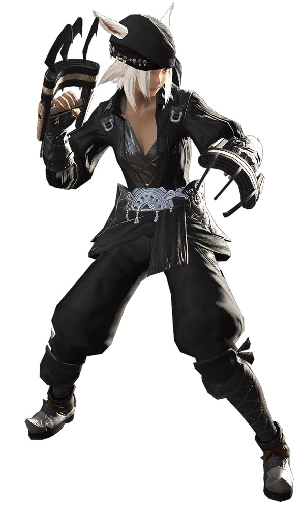 Miqo'te Pugilist Art from Final Fantasy XIV