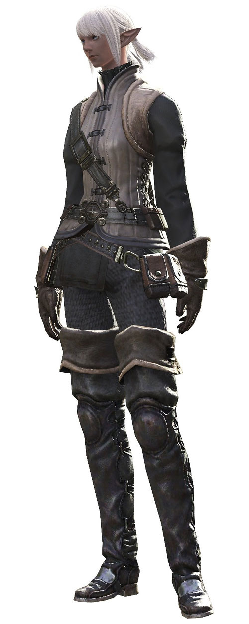 Elezen Female Render from Final Fantasy XIV