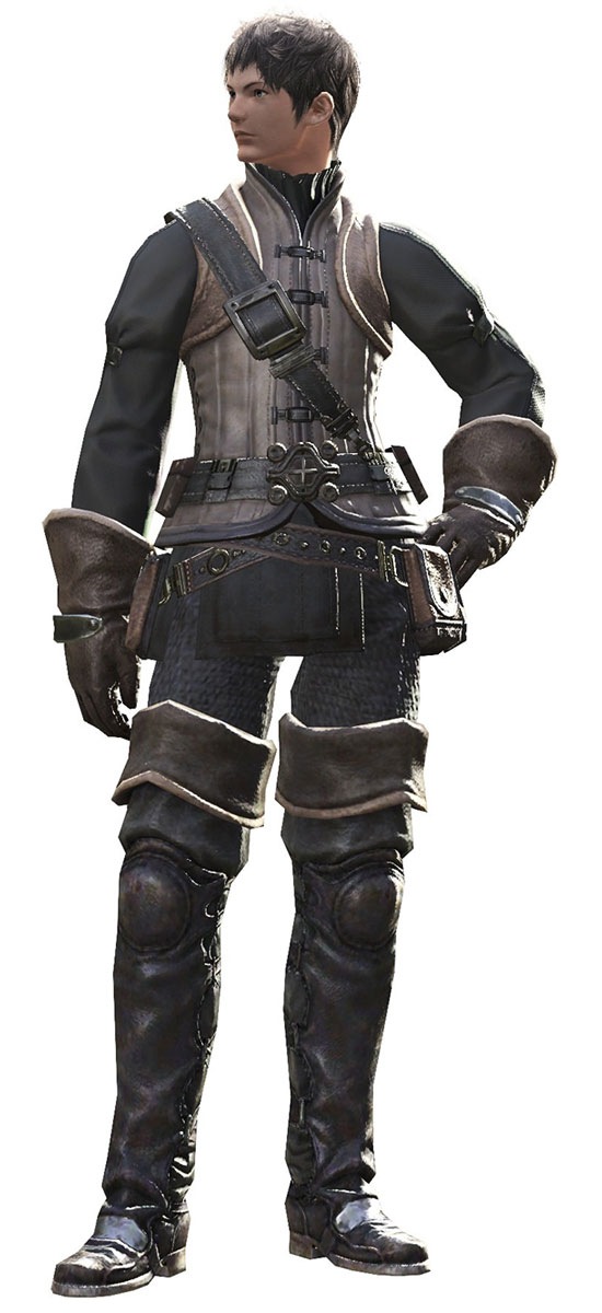 Hyur Male Render from Final Fantasy XIV