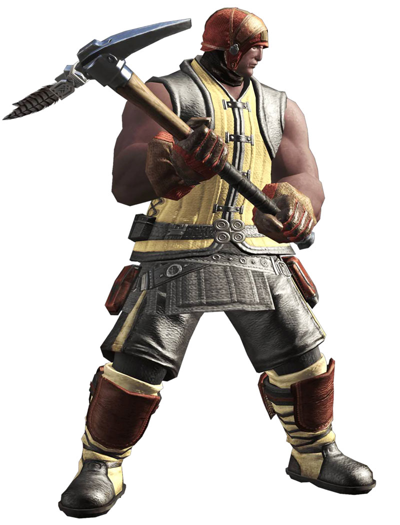 Roegadyn Miner Art from Final Fantasy XIV