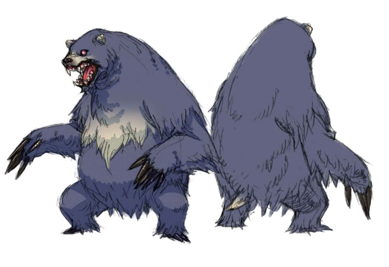 Bear Art from Final Fantasy: The 4 Heroes of Light