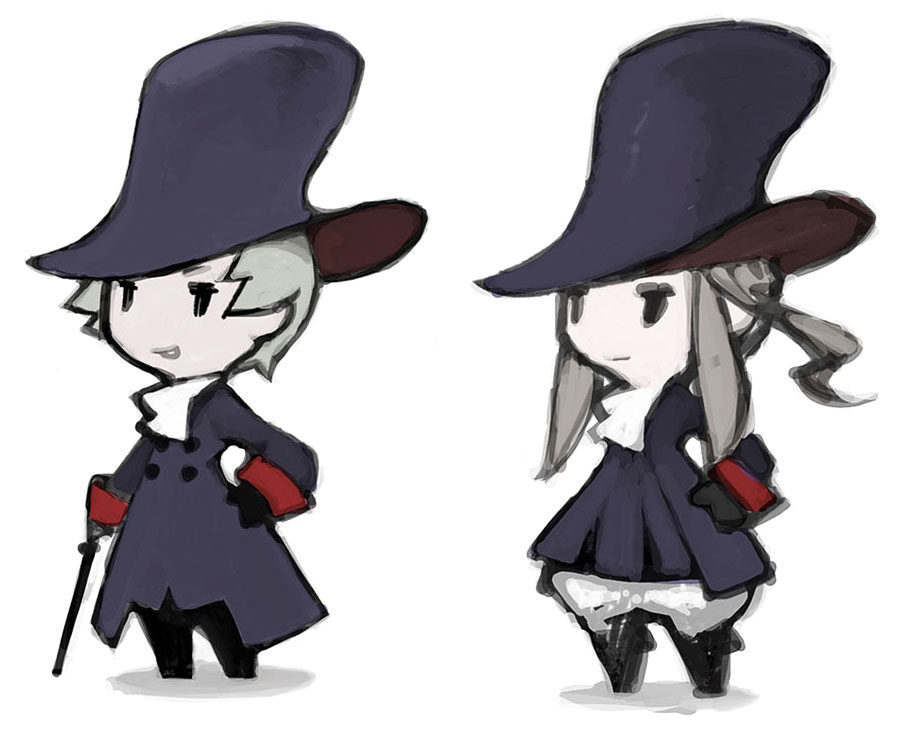 Black Mage Art from Final Fantasy: The 4 Heroes of Light