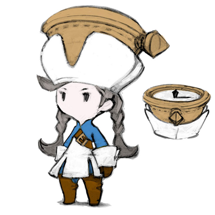 Chronicler Art from Final Fantasy: The 4 Heroes of Light