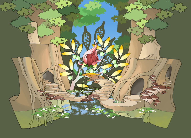 Arbor Artwork from Final Fantasy: The 4 Heroes of Light