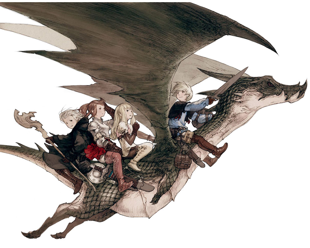 Light Warriors Art from Final Fantasy: The 4 Heroes of Light