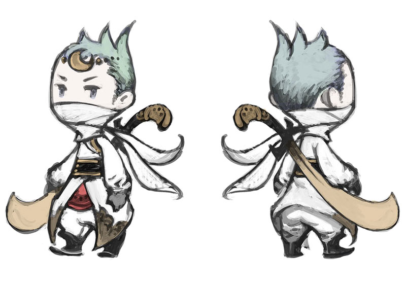 Kirinju Art from Final Fantasy: The 4 Heroes of Light