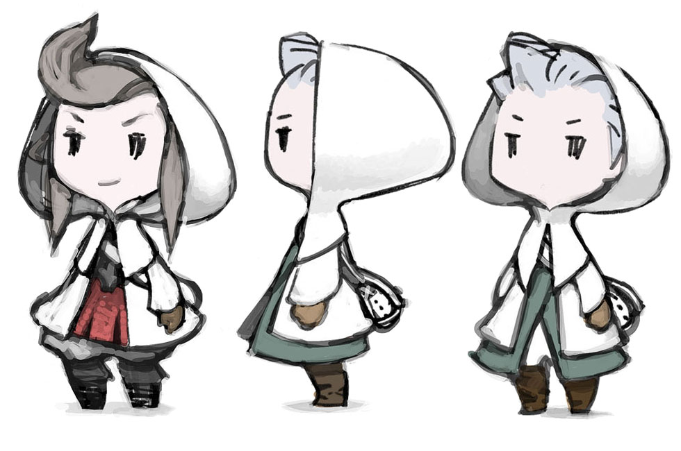 White Mage Art from Final Fantasy: The 4 Heroes of Light