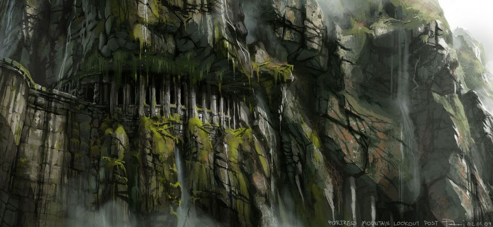 Mountain Lookout Post Art from Fortress