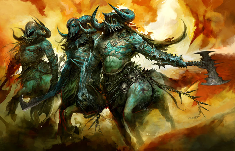 Centaur Raiders Art from Guild Wars 2