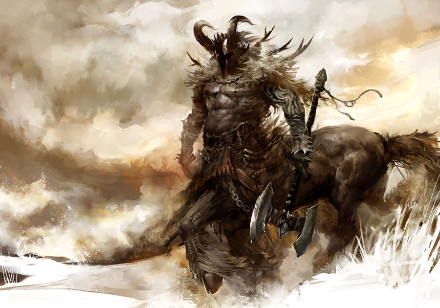 Centaur Male Art from Guild Wars 2