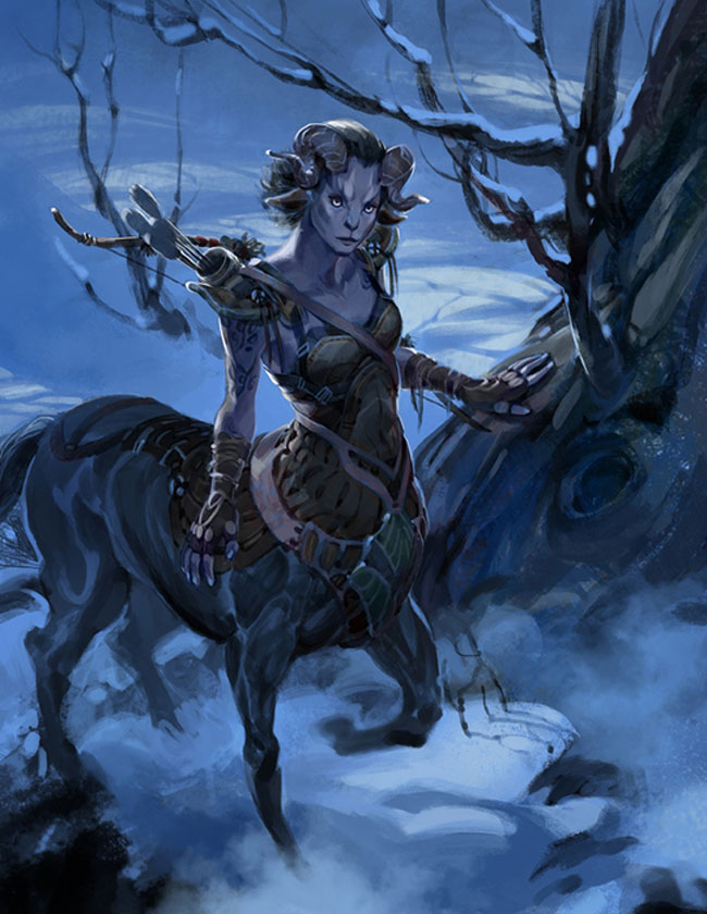 Centaur Female Art from Guild Wars 2