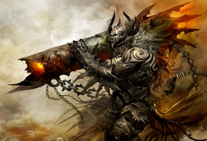 Charr Cannoneer Art from Guild Wars 2