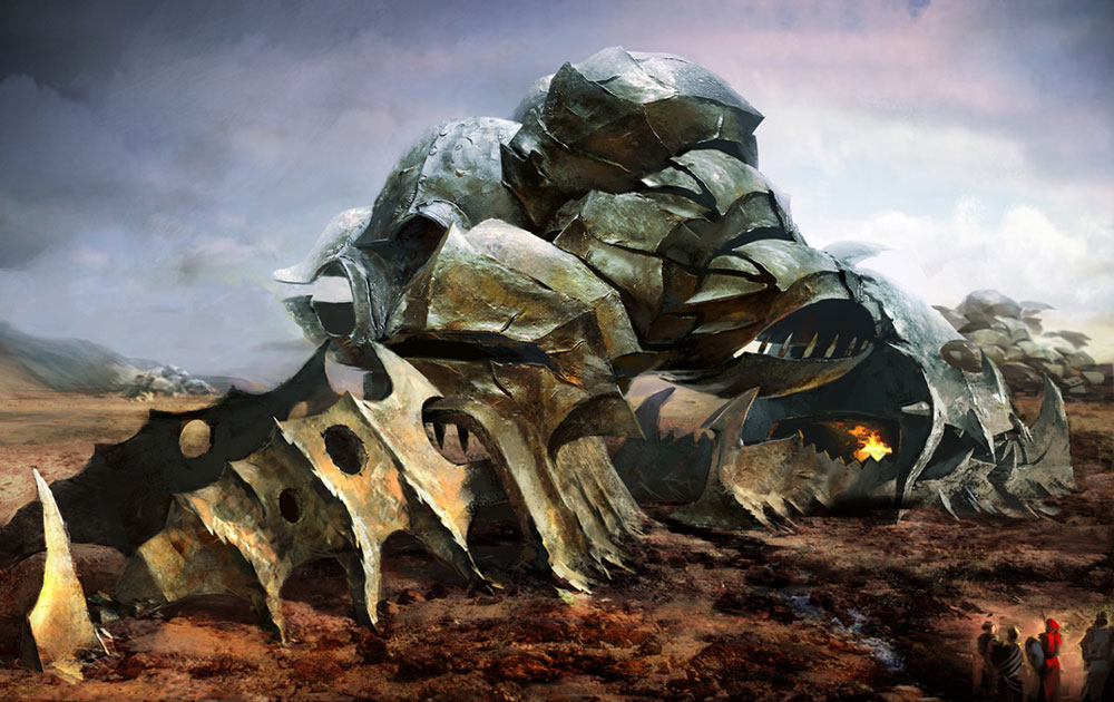 Charr Dwelling Art from Guild Wars 2