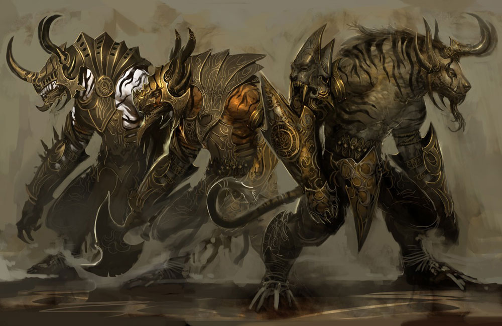 Charr Art from Guild Wars 2