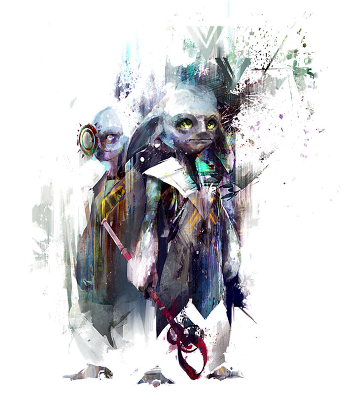 Asura Race Concept Art from Guild Wars 2