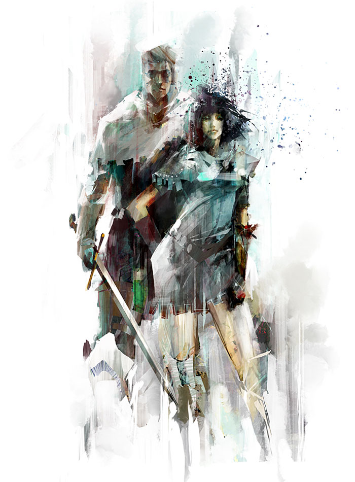 Human Race Concept Art from Guild Wars 2