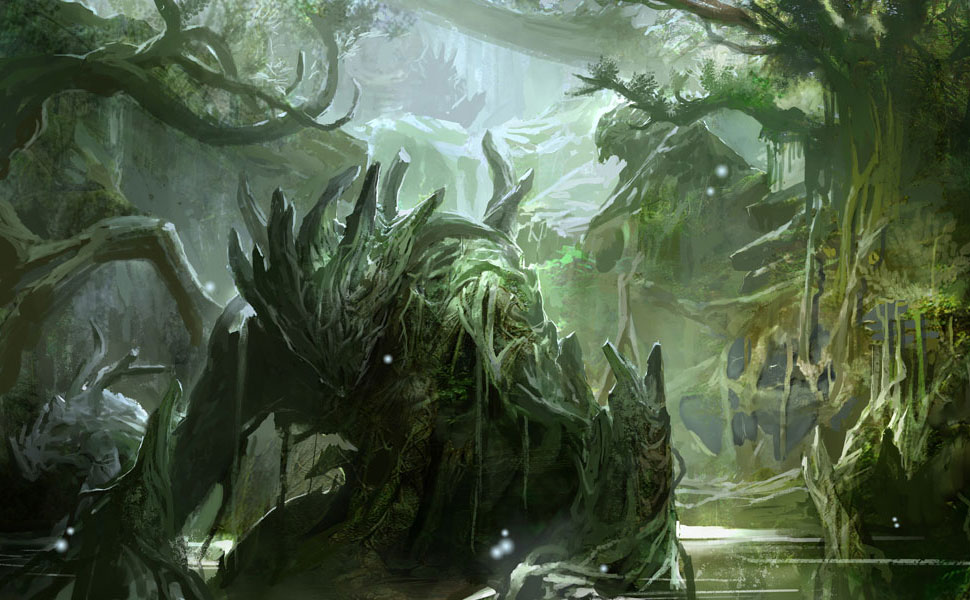 Denravi Golem Art from Guild Wars 2