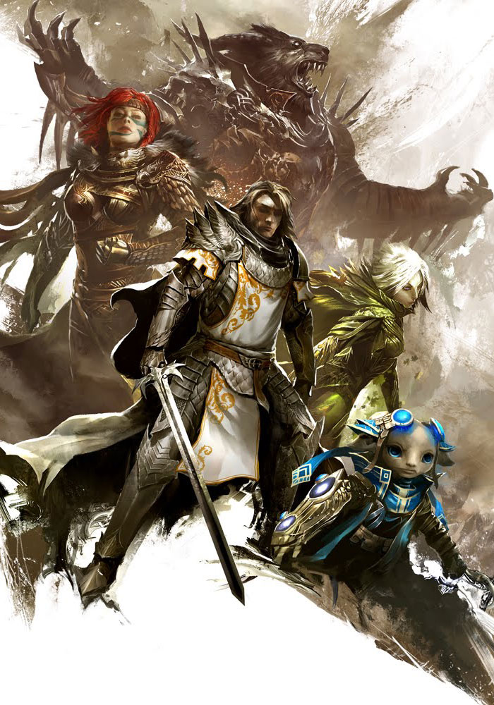 Destiny's Edge Guild Members Art from Guild Wars 2