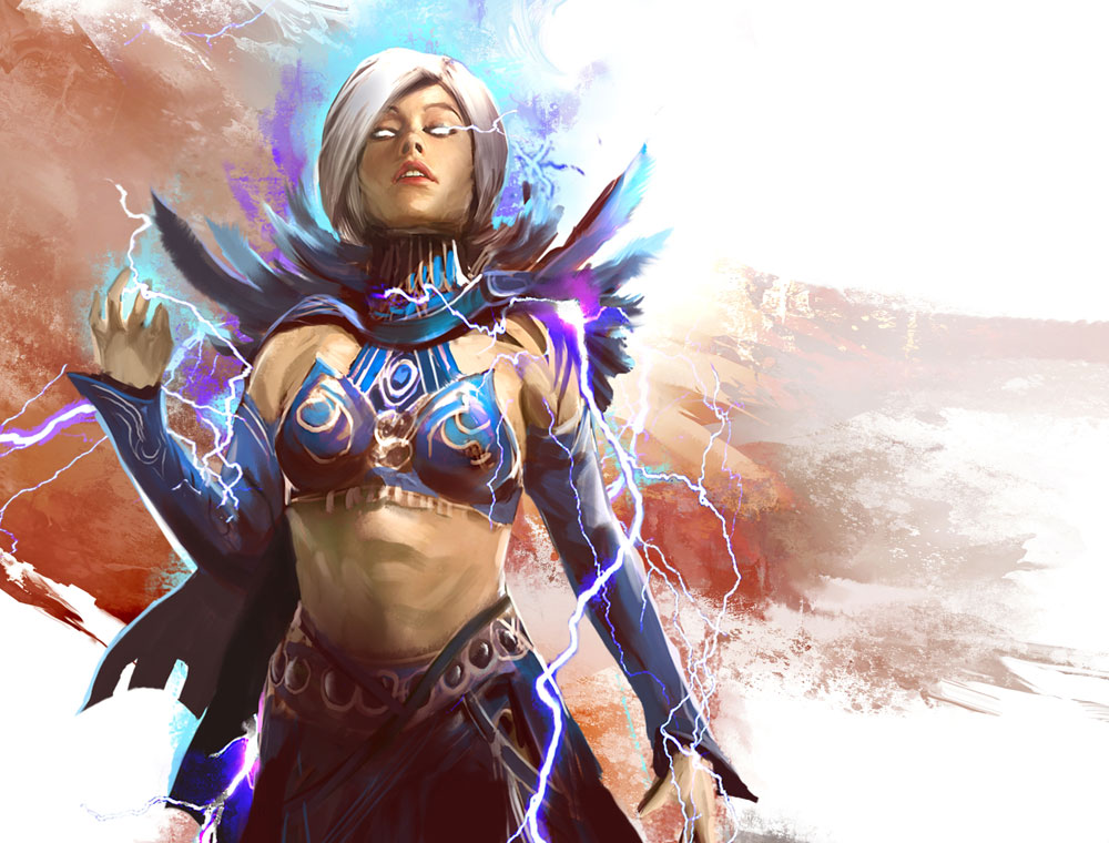 Elementalist Female Art from Guild Wars 2