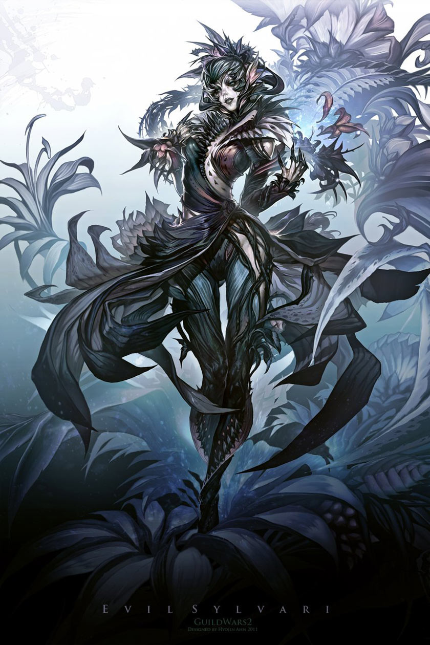Evil Sylvari Art from Guild Wars 2