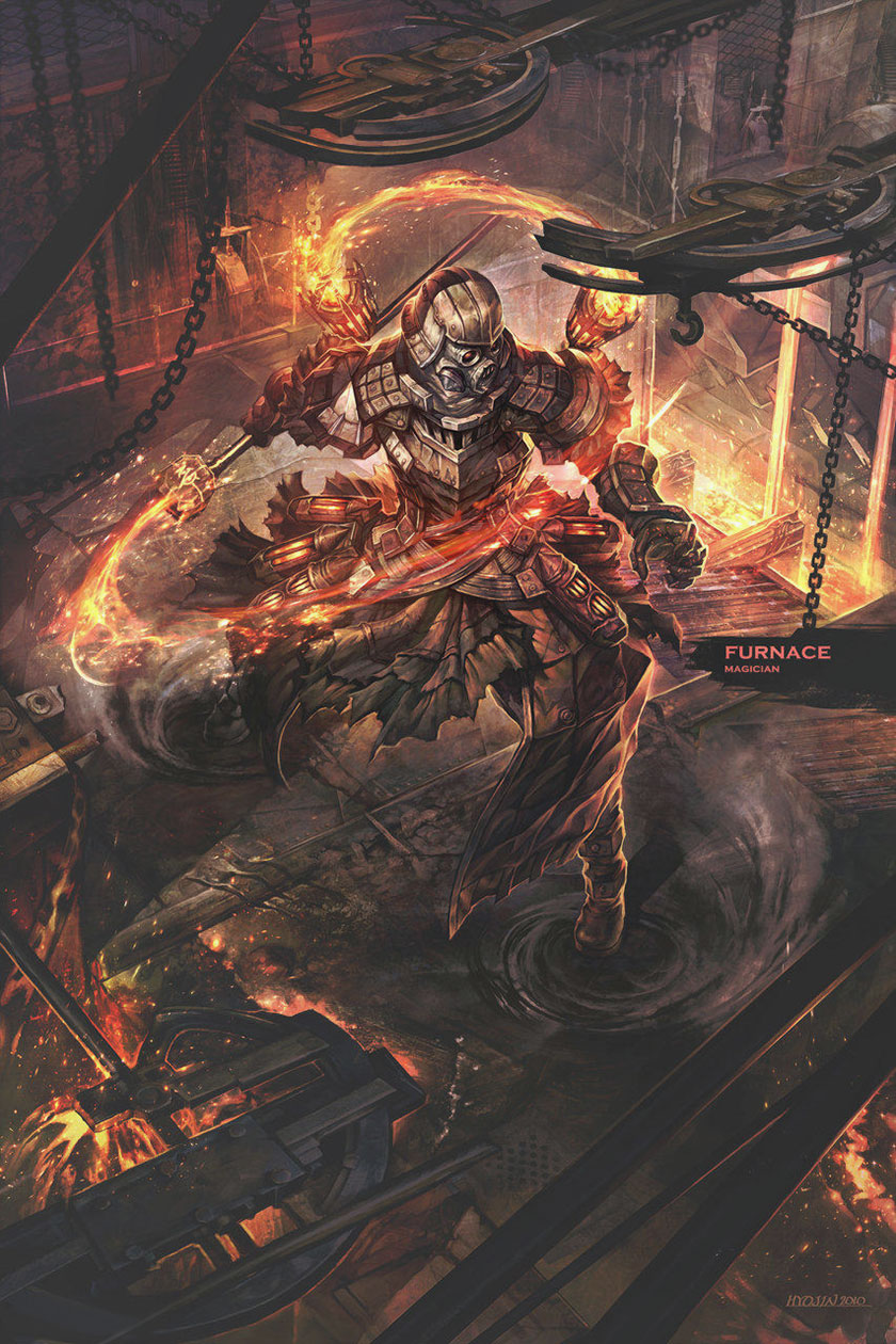Furnace Magician Art from Guild Wars 2