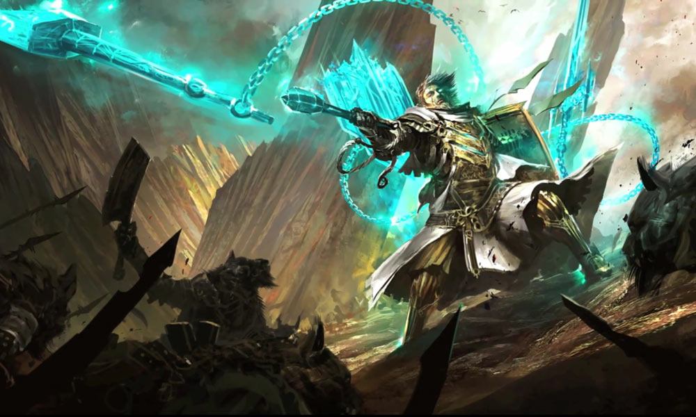 Guardian Judgment Concept Art from Guild Wars 2