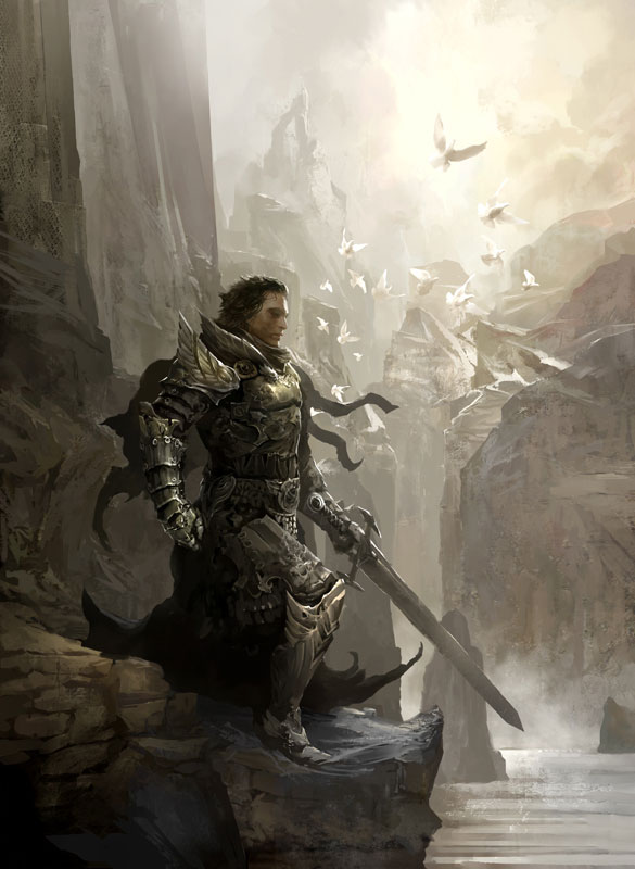 Logan, Knight Errant Artwork from Guild Wars 2