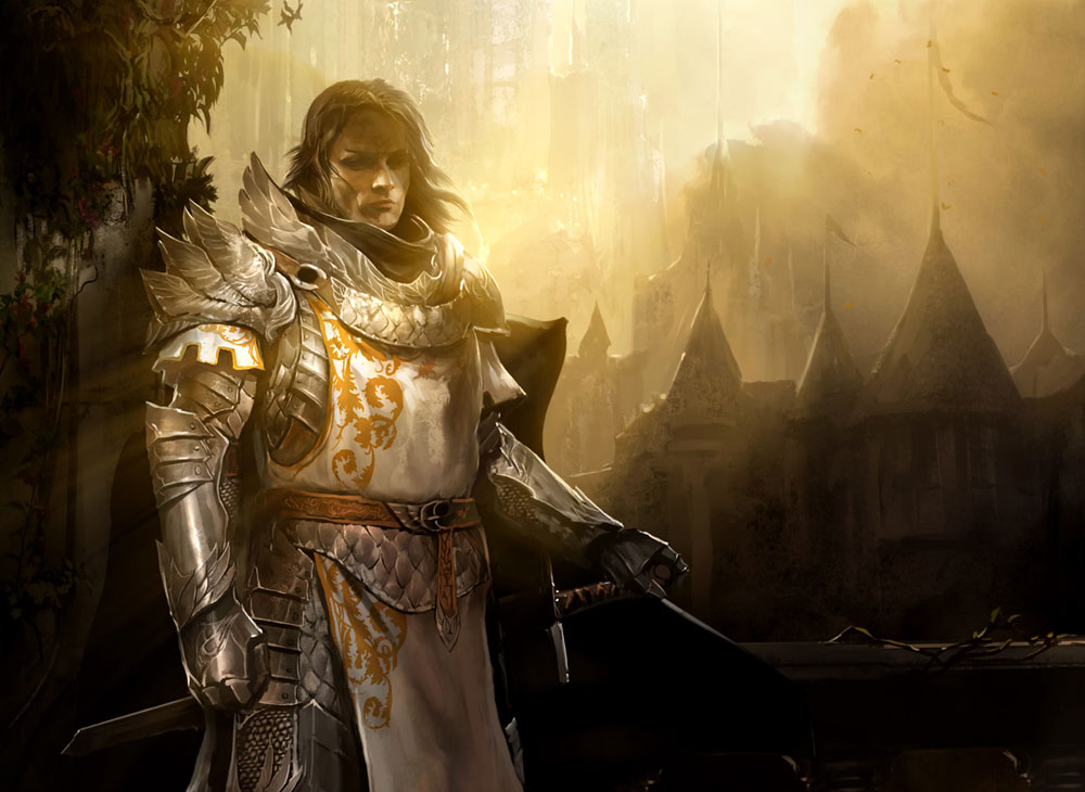 Captain Logan Thackeray Art from Guild Wars 2