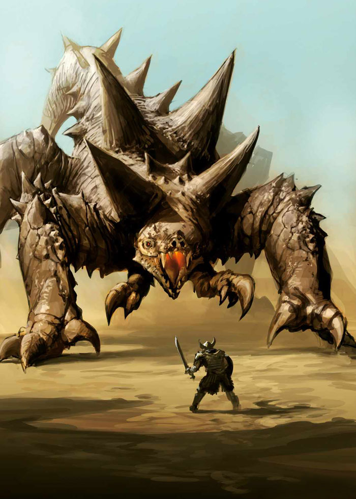 Monster Fight Art from Guild Wars 2