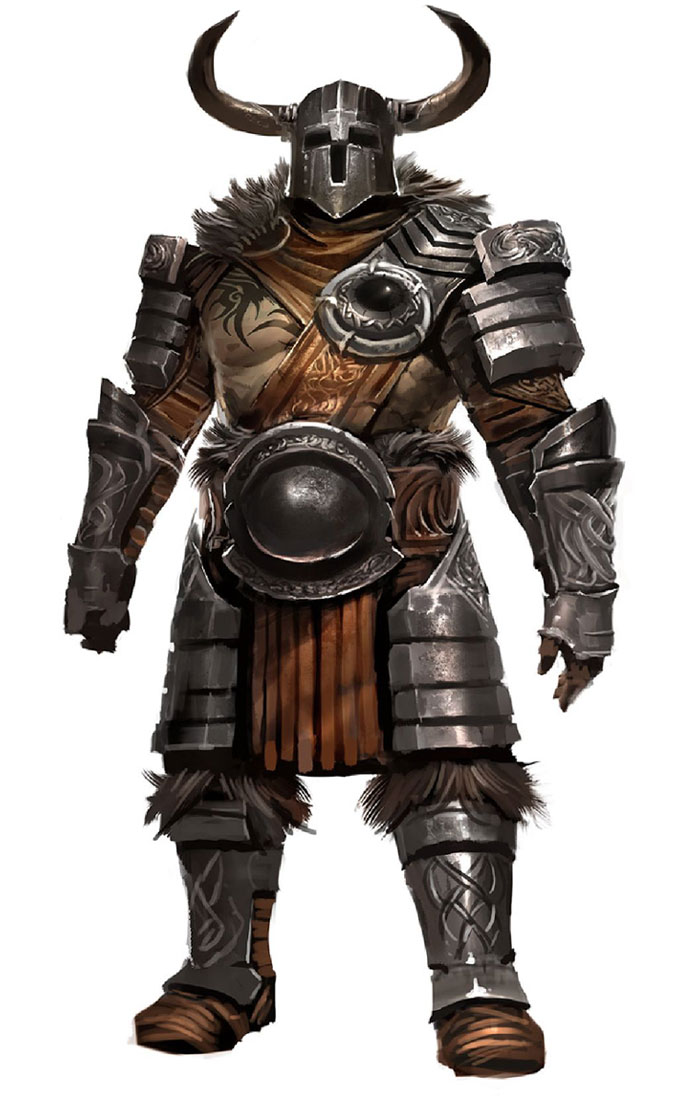 Norn Heavy Armor Art from Guild Wars 2