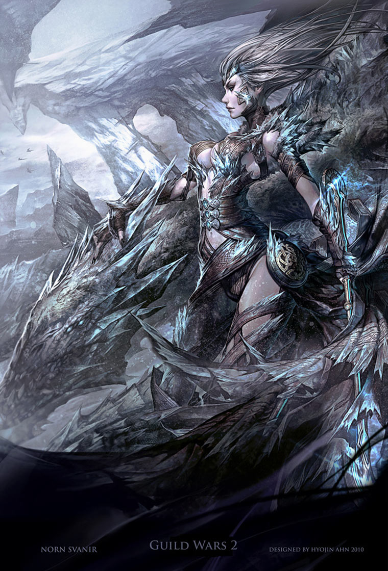 Norn Svanir Female Art from Guild Wars 2