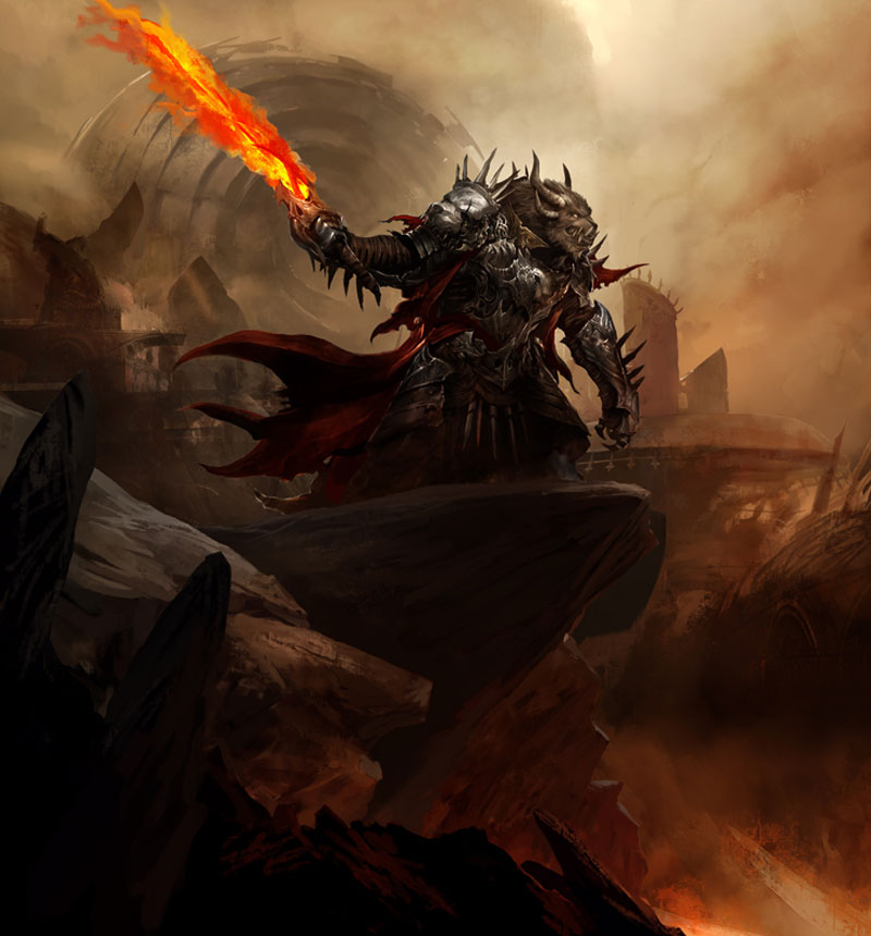 Rytlock Brimstone Art from Guild Wars 2