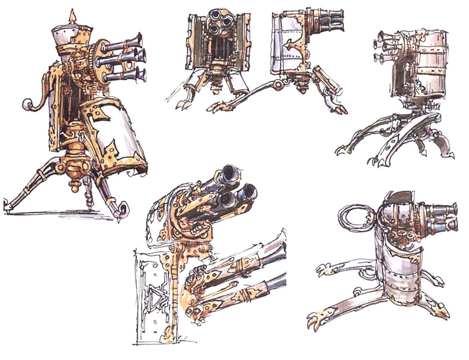 Machines Concept Art from Guild Wars 2