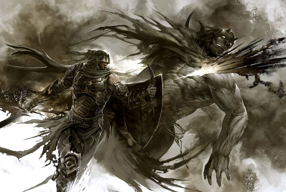 Slash Concept Art from Guild Wars 2