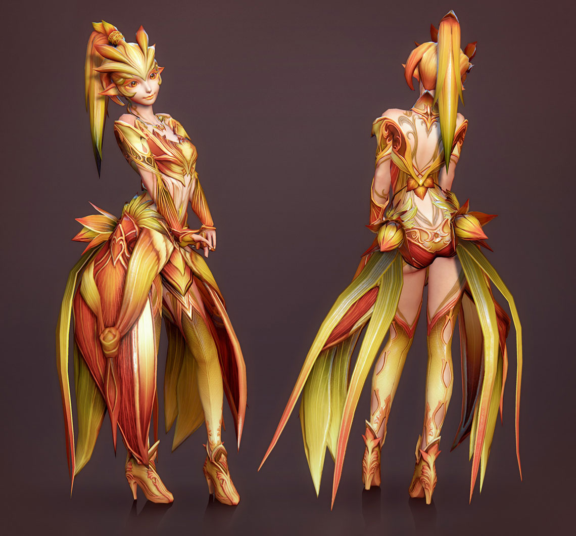 Sylvari Prototype Art from Guild Wars 2