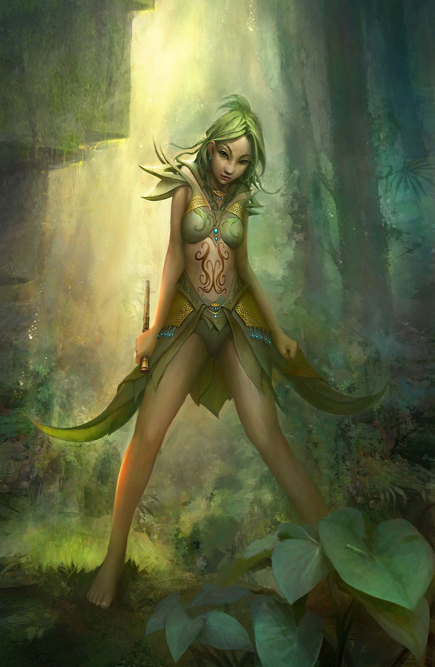 Sylvari Art from Guild Wars 2