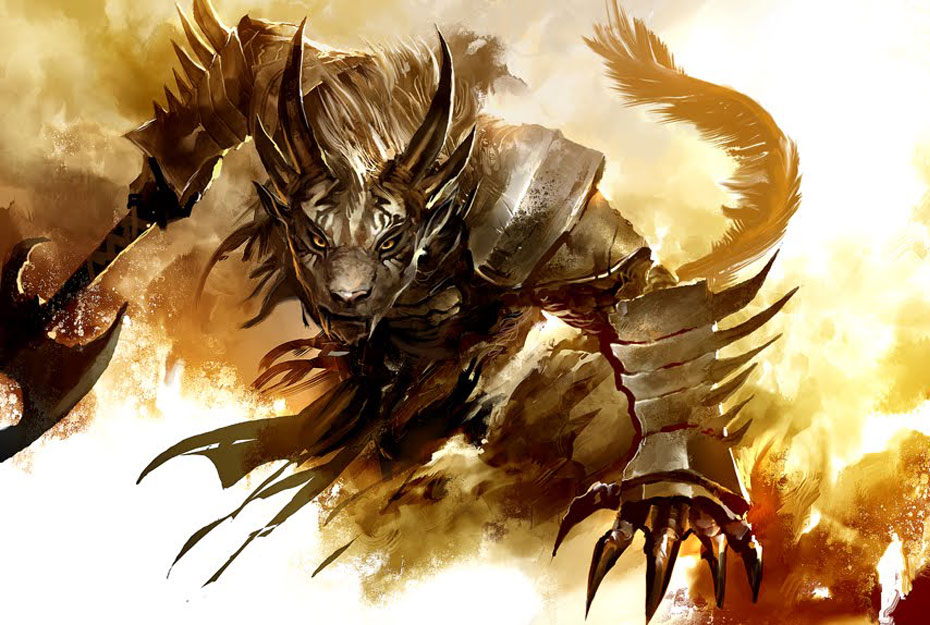 Warrior Concept Art from Guild Wars 2