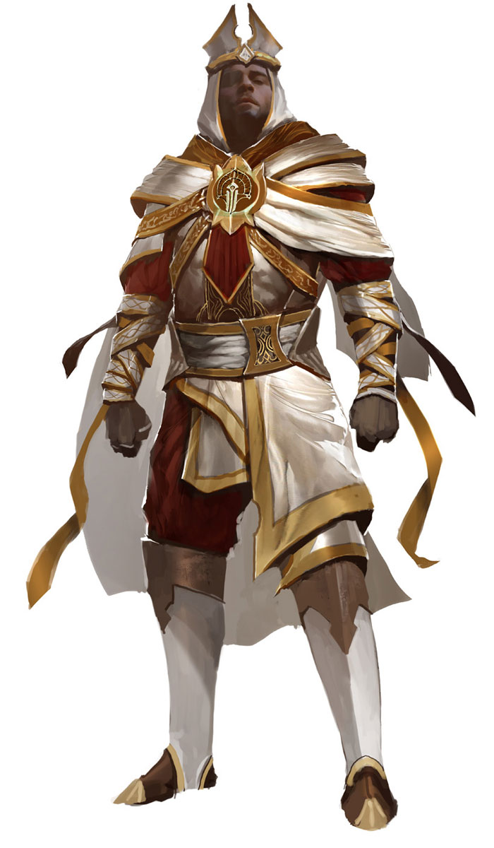 White Mantle Male Art from Guild Wars 2