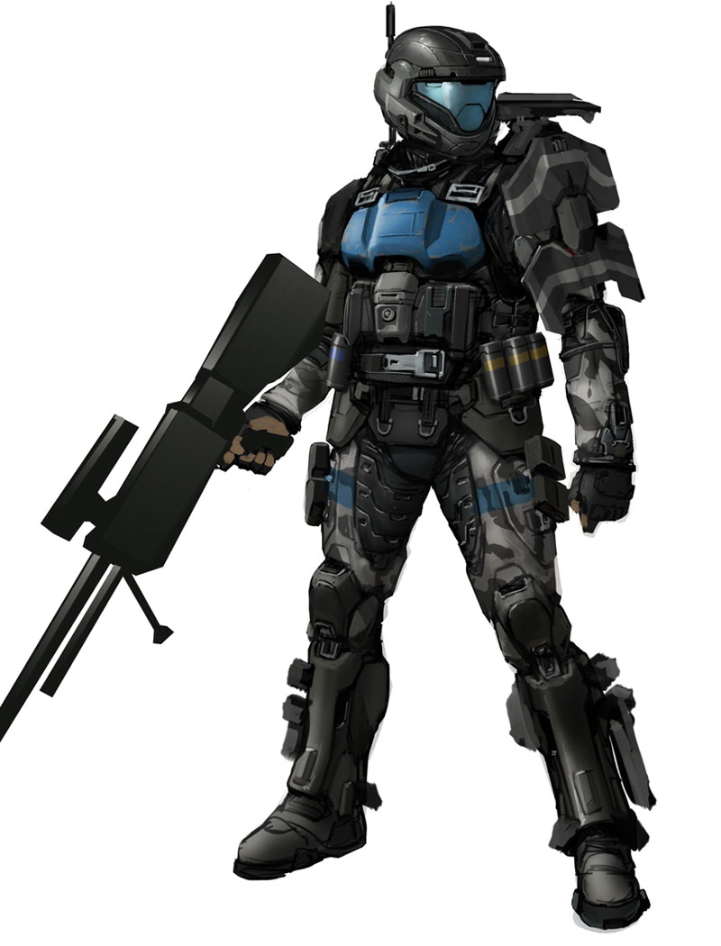 Kojo 'Romeo' Agu Artwork from Halo 3: ODST