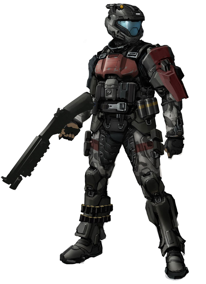 Michael 'Mickey' Crespo Artwork from Halo 3: ODST