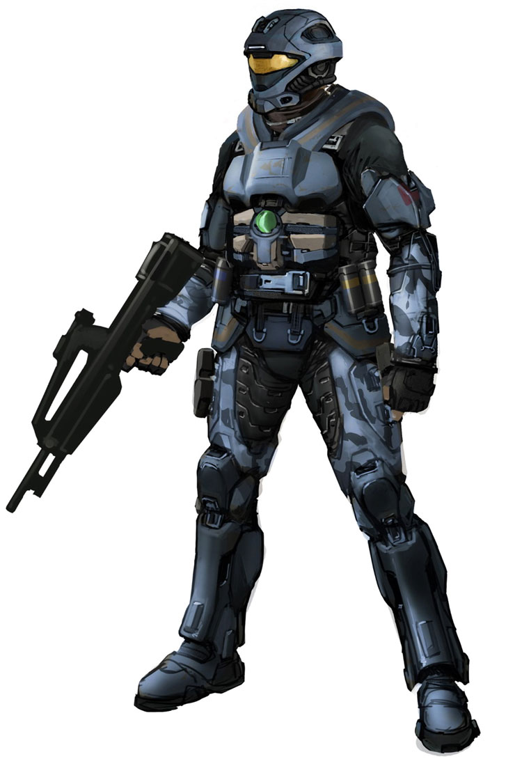 Veronica 'Dare' Artwork from Halo 3: ODST