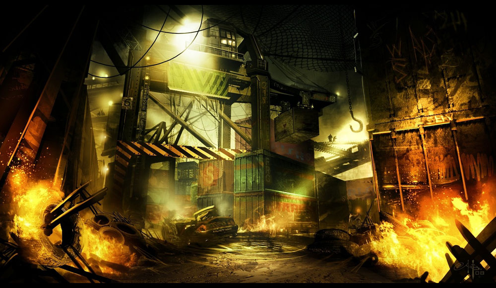 Containers Area Art from inFamous
