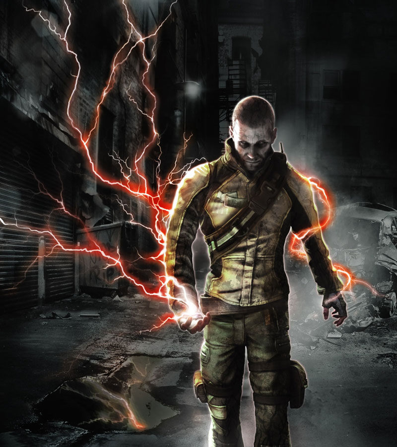 Cole (Evil) Art from inFamous