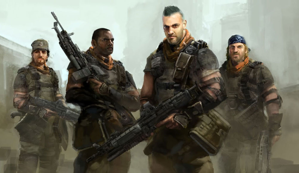 ISA Alpha Squad Artwork from Killzone 2