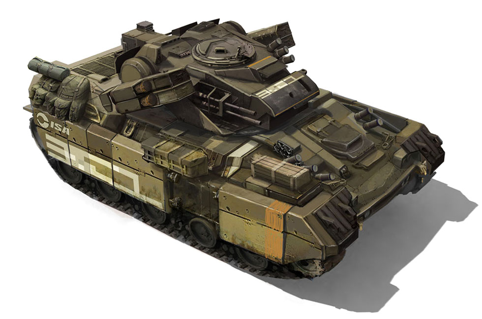 ISA Heavy Tank Art from Killzone 2