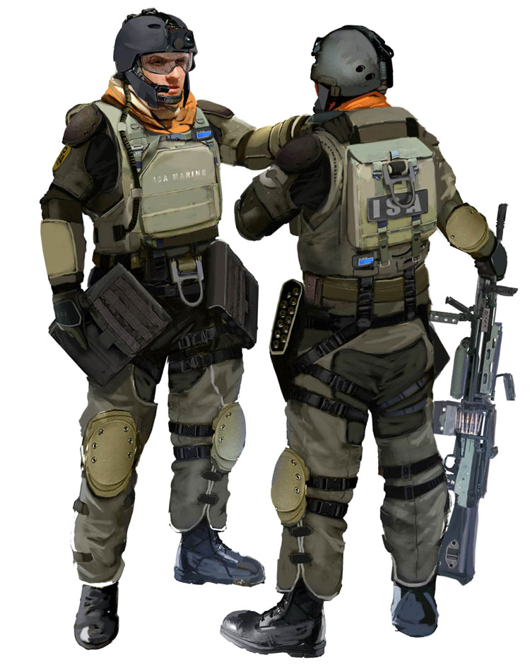 ISA Trooper Concept Art from Killzone 2