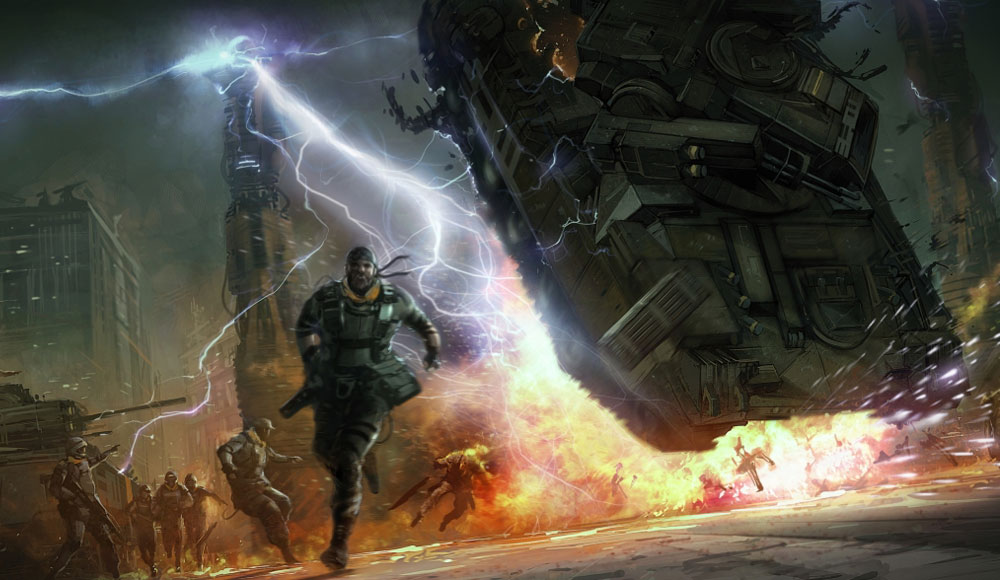 Lightning Attack Art from Killzone 2