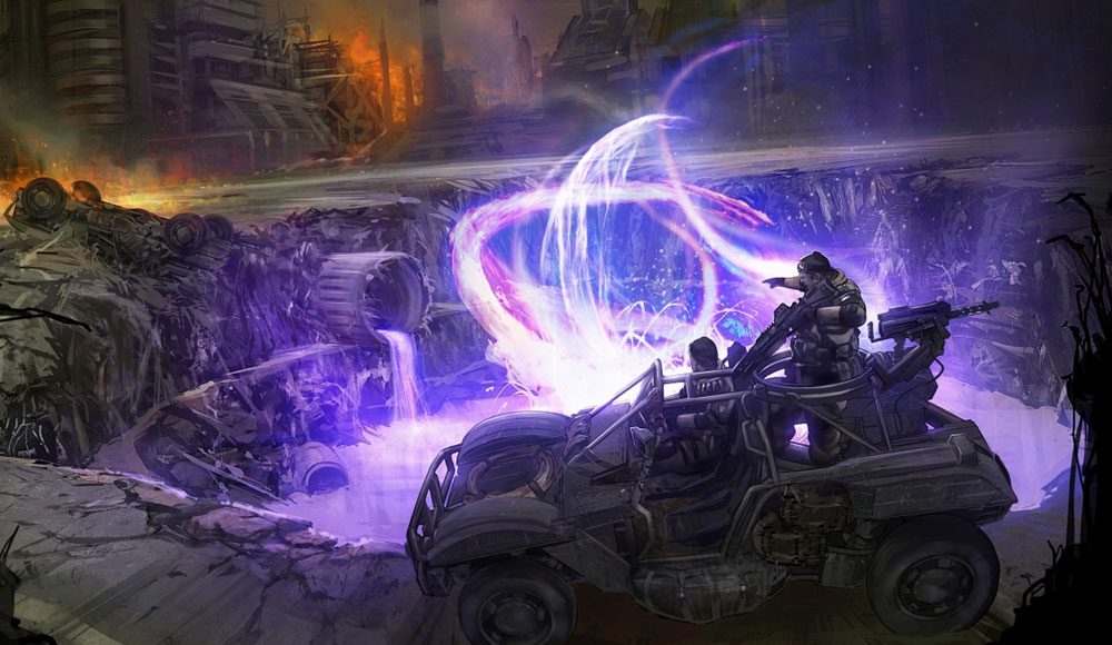 Petrocite Pool Art from Killzone 2