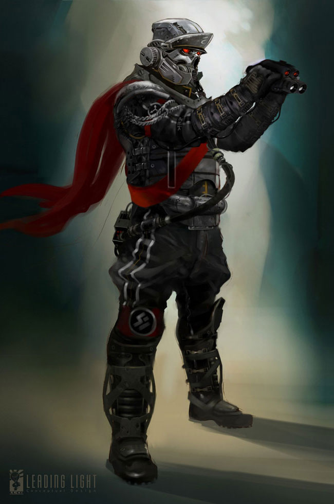 Colonel Mael Radec Art from Killzone 2