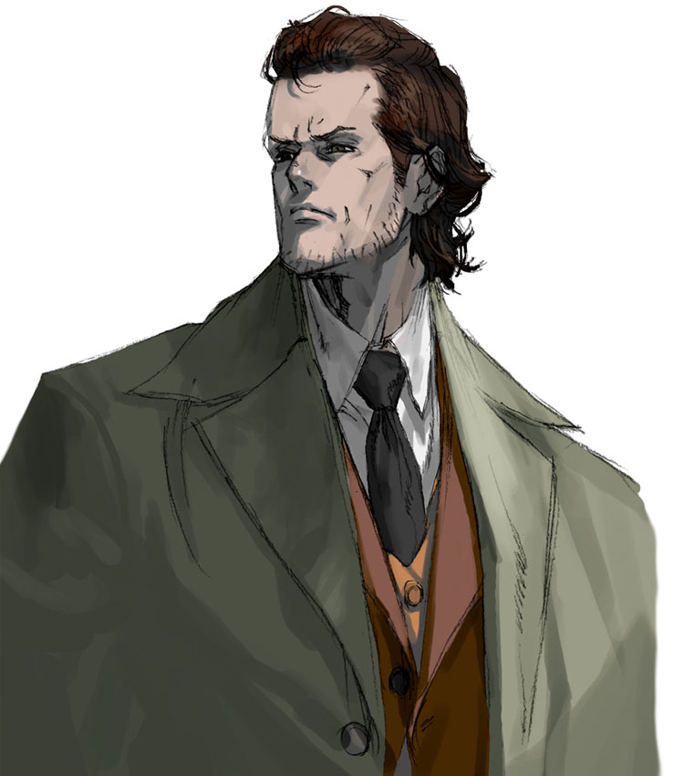 Dalton Portrait Art from Metal Gear Ac!d 2